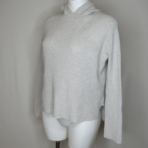 Athleta REST DAY Gray Hoodie Knit Sweater Women's XXS XXSmall - Picture 2 of 9